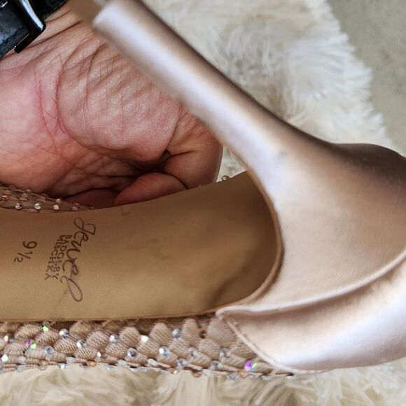 Jewel badgley Mischka mesh jeweled floria evening shoes - Picture 8 of 13